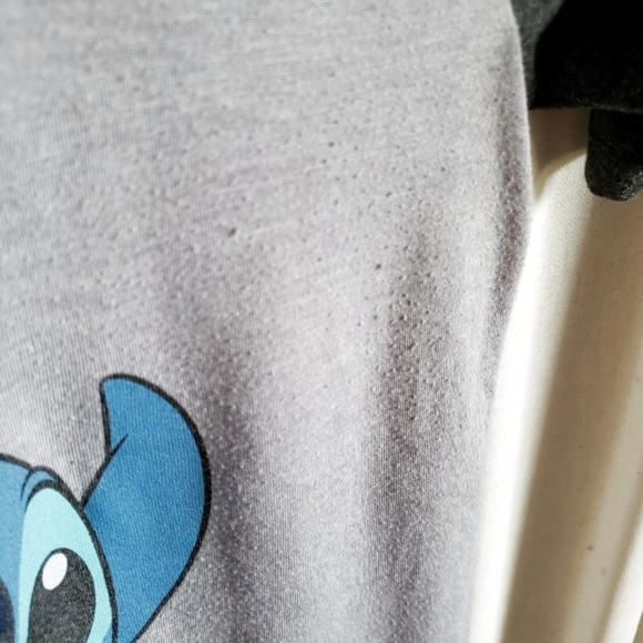 Disney Stitch short sleeve baseball style tee XS 1 - Picture 4 of 4